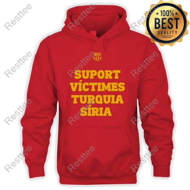 Suport Víctimes Turquia Síria Tee Shirt Fc Barcelona Mes Que Un Club Suport Víctimes Turquia Síria Tee Shirt Fc Barcelona Mes Que Un Club