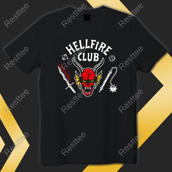Official Stranger Things 4 Hellfire Club Hoodie