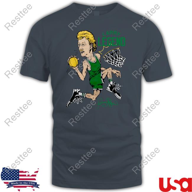 Larry Legend Layup Tee Shirt Larry Legend Layup Tee Shirt