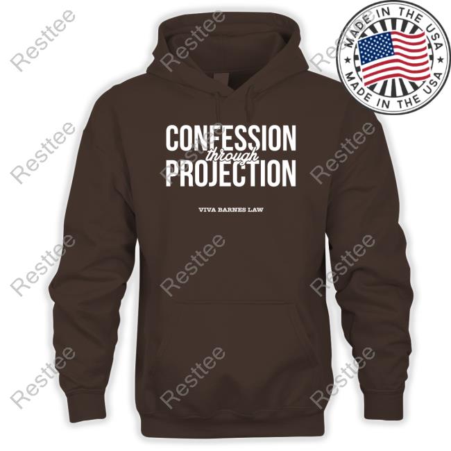 Viva Frei Merch Confession Through Projection Hoodie - Resttee