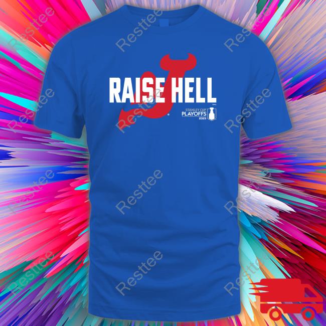 New Jersey Devils Raise hell 2023 Stanley Cup Playoffs logo shirt