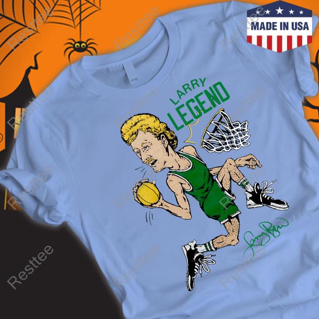 Larry Legend Layup Tee Shirt Larry Legend Layup Tee Shirt