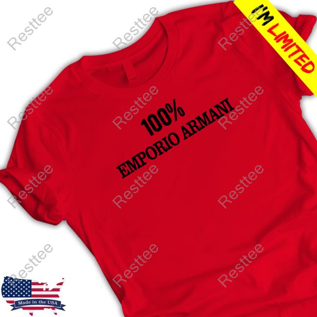 Official Cj Hayward 100% Emporio Armani Tee Official Cj Hayward 100% Emporio Armani Tee
