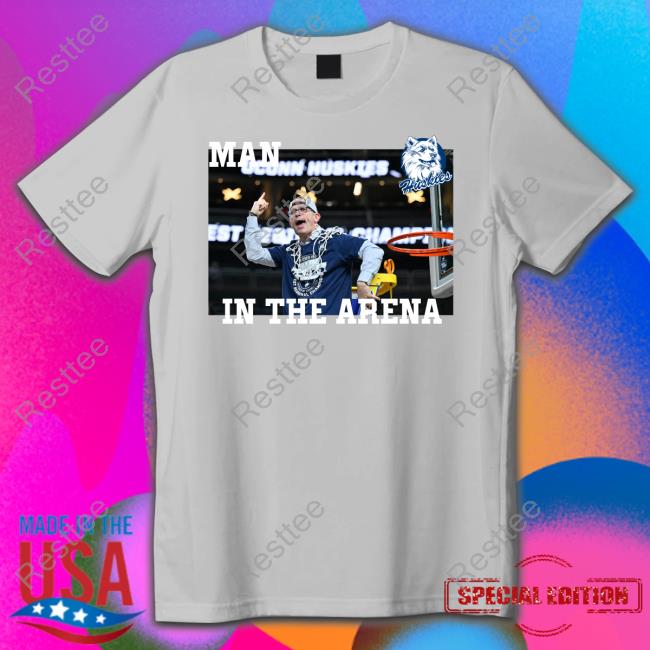 Tyrese Martin Dan Hurley Man In The Arena Huskies Sweatshirt Atlanta Hawks Tyrese Martin Dan Hurley Man In The Arena Huskies Sweatshirt Atlanta Hawks