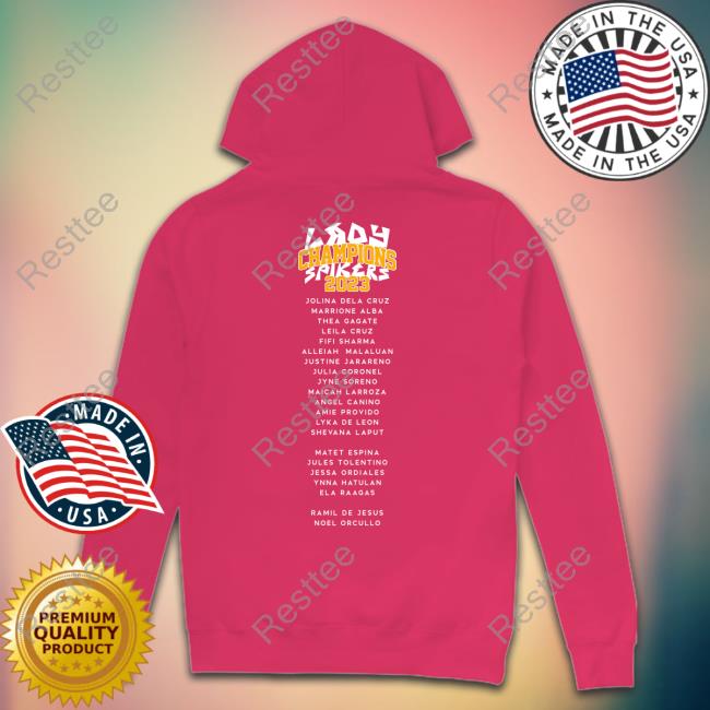 Animo Nation Merch Lady Spikers Champions 2023 Tee Shirt Animo Nation Merch Lady Spikers Champions 2023 Tee Shirt