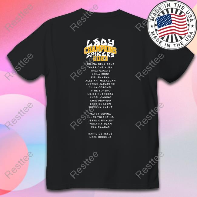 Animo Nation Merch Lady Spikers Champions 2023 Tee Shirt Animo Nation Merch Lady Spikers Champions 2023 Tee Shirt