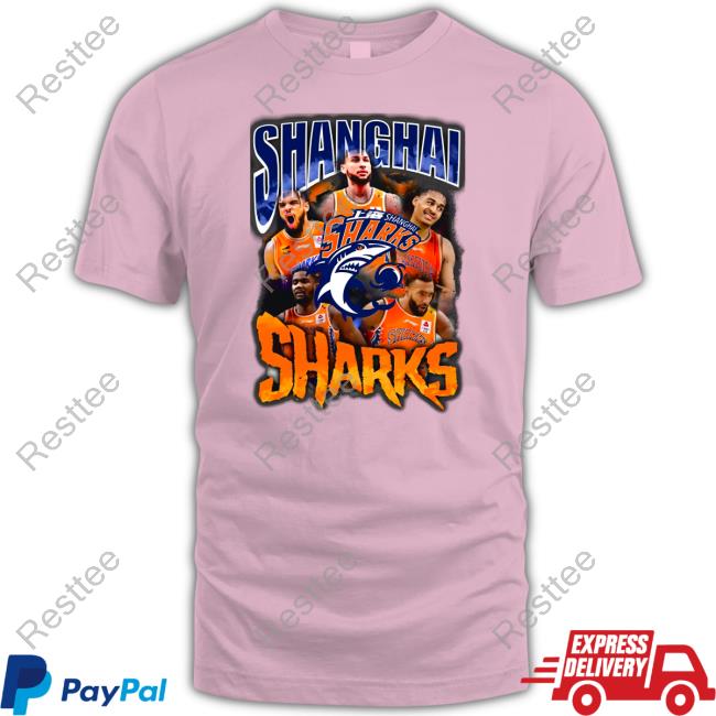 Official Lexcheeseburgers Shanghai Sharks T-Shirt Official Lexcheeseburgers Shanghai Sharks T-Shirt