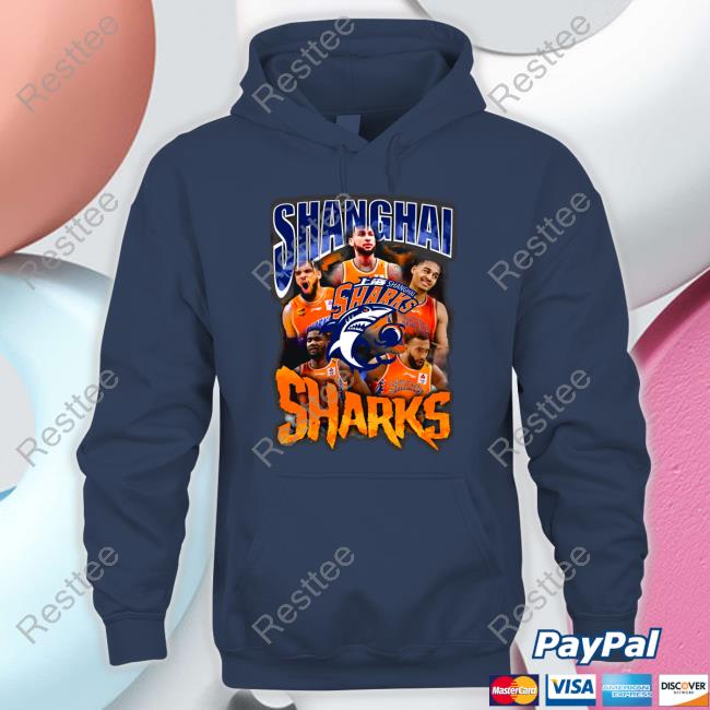 Official Lexcheeseburgers Shanghai Sharks T-Shirt Official Lexcheeseburgers Shanghai Sharks T-Shirt