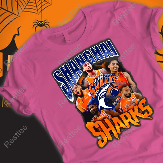 Official Lexcheeseburgers Shanghai Sharks T-Shirt Official Lexcheeseburgers Shanghai Sharks T-Shirt