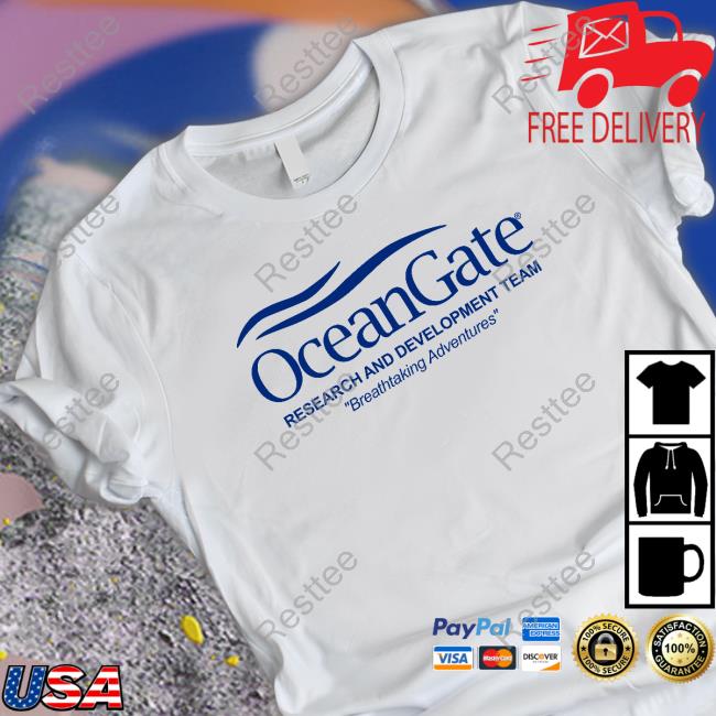 Official Oceangate Research And Development Team Tee Shirt Official Oceangate Research And Development Team Tee Shirt