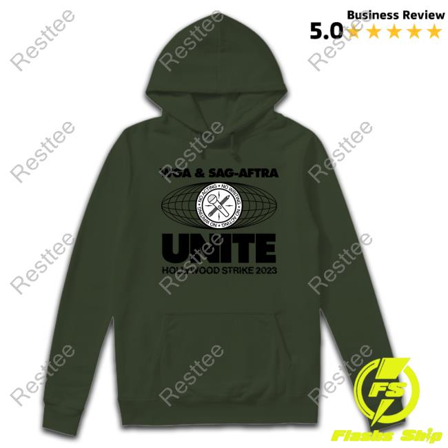 Official Transfigure Print Co Wga & Sag-Aftra Unite Hollywood Strike 2023 T-Shirt Official Transfigure Print Co Wga & Sag-Aftra Unite Hollywood Strike 2023 T-Shirt