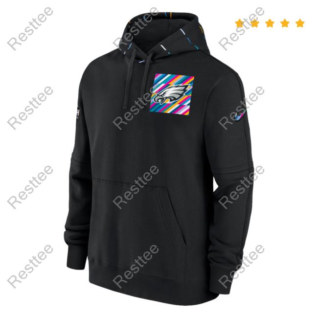 Official PhiladelphiaEagles Clothing Merch Store Shop Black Philadelphia  Eagles 2023 Crucial Catch Club Hoodies 3D - Resttee