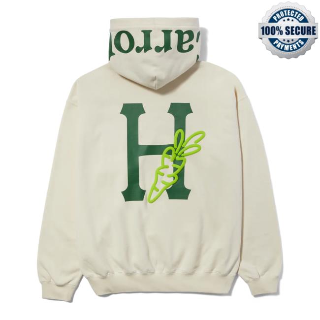 Official Huf X Carrots Crew neck Sweatshirt Fleece Cream Resttee