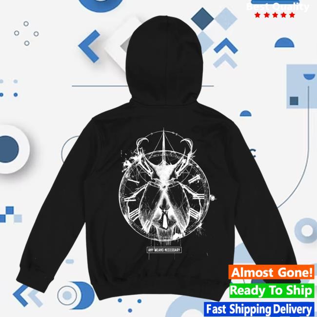 Official Any Means Necessary Clothing Death Beetle Zip Up Crewneck Black Official Any Means Necessary Clothing Death Beetle Zip Up Crewneck Black