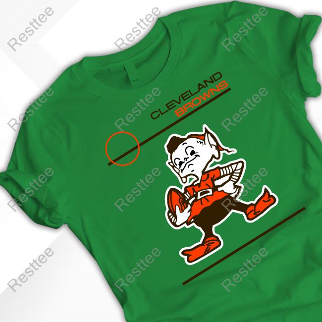 Cleveland Browns Brownie Elf With Football T-shirt