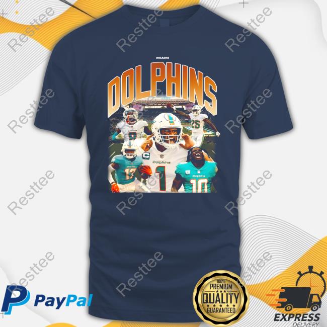 Vintage Miami Dolphins Football Club Tee Shirt