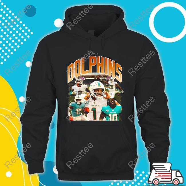 Miami Dolphins 100% Cotton Ships in 1 Business Day 