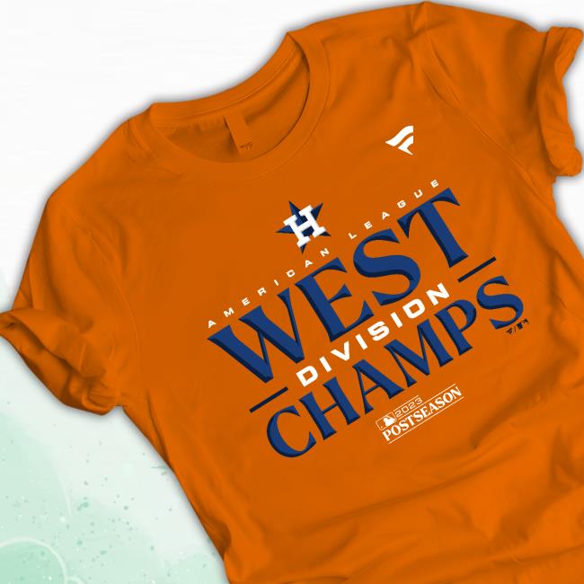 Houston Astros Orange 2023 AL West Division Champions Locker Room Shirt -  Icestork