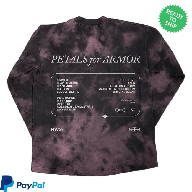 Official Hayley Williams Clothing Store Merch Petals For Armor Tie Dye Long Sleeve T-Shirt HayleyWilliams Shop Yelyahwilliams Tie-Dye Official Hayley Williams Clothing Store Merch Petals For Armor Tie Dye Long Sleeve T-Shirt HayleyWilliams Shop Yelyahwilliams Tie-Dye