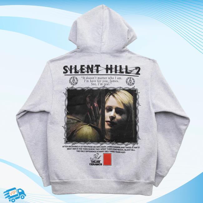 Official Silent Hill 2 Zip Up Crew neck Sweatshirt Official Silent Hill 2 Zip Up Crew neck Sweatshirt