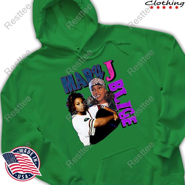 Official Mary J Blige Merch Mary J Blige Throwback White Tee Shirt Official Mary J Blige Merch Mary J Blige Throwback White Tee Shirt