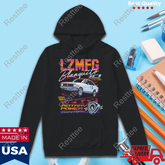 Official Lzmfg Merch Blanquito Rotary Power Pursuit Of Perfection Tee Official Lzmfg Merch Blanquito Rotary Power Pursuit Of Perfection Tee