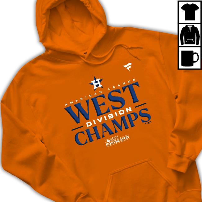 Houston Astros Fanatics Branded Orange 2023 Al West Division Champions Locker  Room Tee Shirt - Resttee