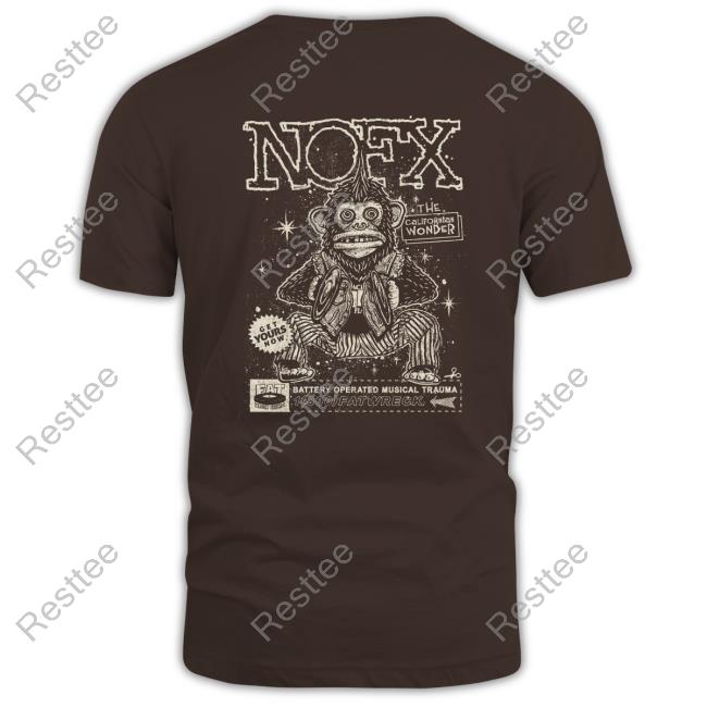 Nofx Merch Chimp The Californian Wonder Bettery Operated Musical Trauma 1(800) Fatwreck Shirts Nofx Merch Chimp The Californian Wonder Bettery Operated Musical Trauma 1(800) Fatwreck Shirts