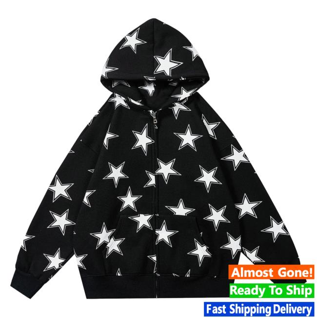 Official Aelfric Eden Clothing Merch Store Aelfric Eden Star All Over Print  Popover Hoodie Black Aop Apricot AelfricEden - Resttee