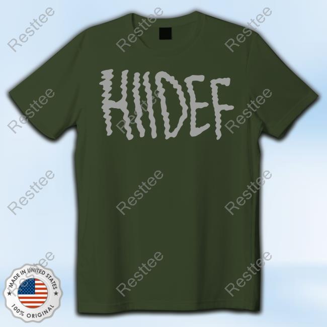 Hii Def Shop Forest Green 3M Reflective Electric Logo Shirt Hii Def Shop Forest Green 3M Reflective Electric Logo Shirt