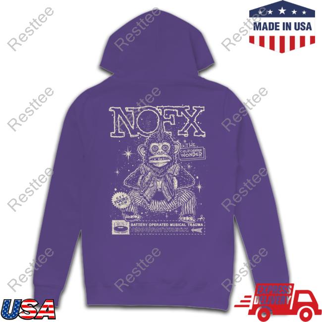 Nofx Merch Chimp The Californian Wonder Bettery Operated Musical Trauma 1(800) Fatwreck Shirts Nofx Merch Chimp The Californian Wonder Bettery Operated Musical Trauma 1(800) Fatwreck Shirts