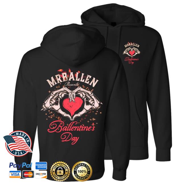 Mrballen Ballentine's Day Skeleton Hands Shirt 2024 Mrballen Ballentine's Day Skeleton Hands Shirt 2024