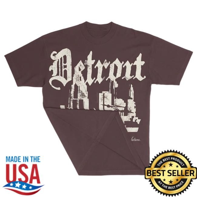 Official Sana Detroit Red Wings Sana Detroit Distressed 3D Detroit T-Shirts - Brown Official Sana Detroit Red Wings Sana Detroit Distressed 3D Detroit T-Shirts - Brown