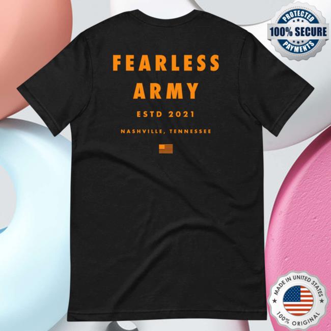 Official Glenn Beck Merch Store Fearless Army Front/Back Tshirt Glenn Beck Apparel Clothing Shop GlennBeck Official Glenn Beck Merch Store Fearless Army Front/Back Tshirt Glenn Beck Apparel Clothing Shop GlennBeck