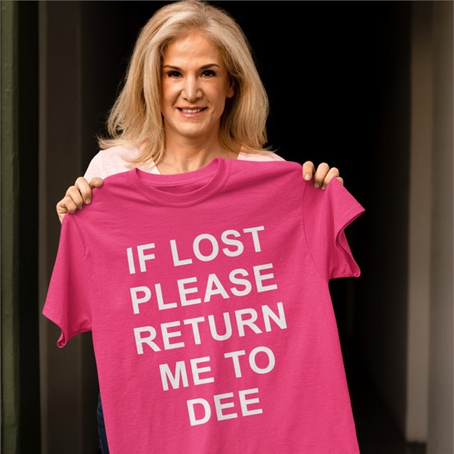 If Lost Please Me To Dee Long Sleeve Tee Shirt Atlaswhiteart Fnaf Glamrockchica