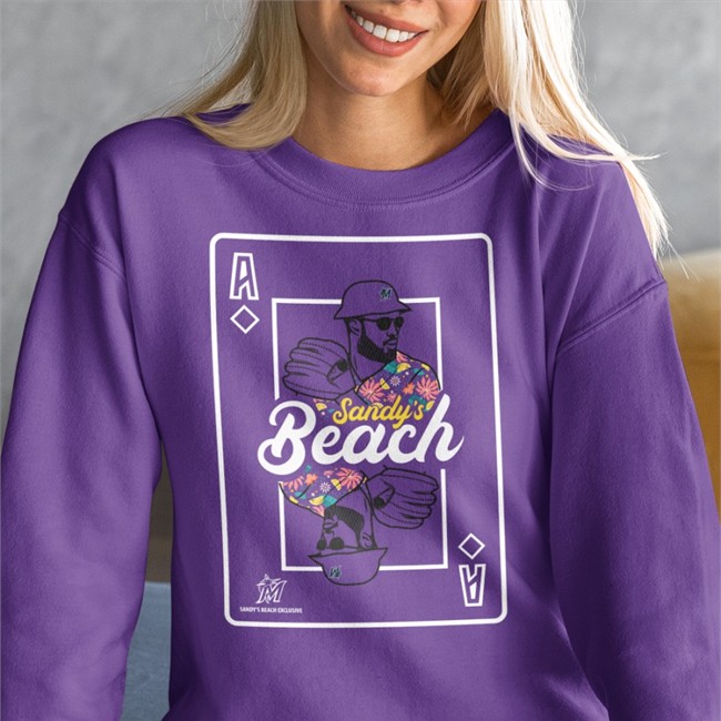 Sandy's Beach T Shirt Sandy Alcántara Miami Marlins At Loandepot Park Sandy's Beach Tee Sandy Alcántara Miami Marlins At Loandepot Park