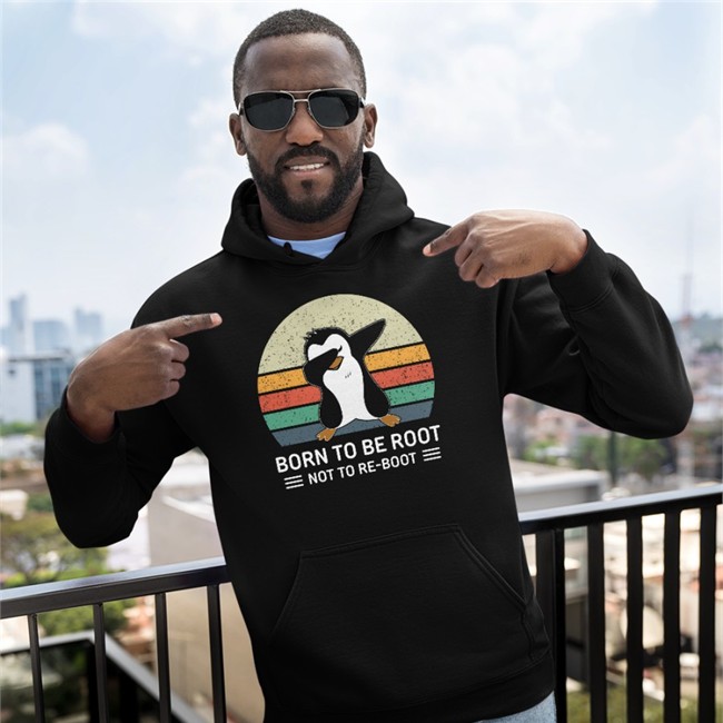 Linux Born To Be Root Not To Re Boot Shirt Ellopunk