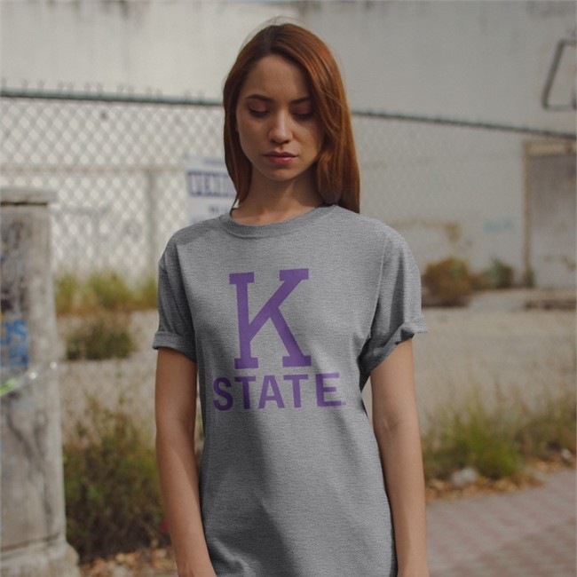 K-State Block Tee