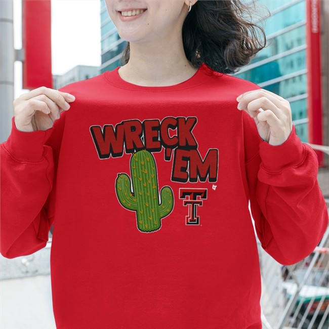 Wreck 'Em Cactus Shirts Texas Tech Red Raiders Football