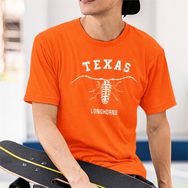 Ross Winton Texas Longhorns Long Sleeve Alex Wild Texas Longhorns Tee