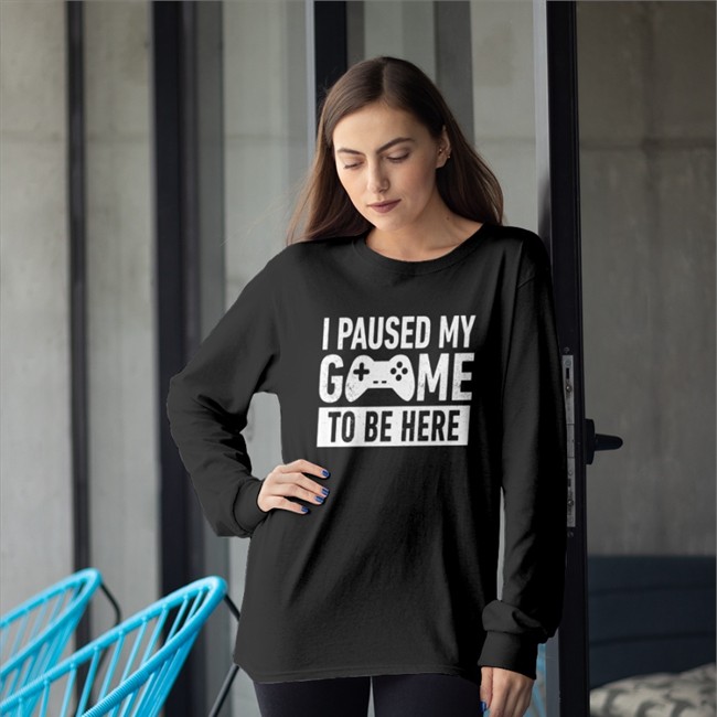I Paused My Game To Be Here Tee Shirt