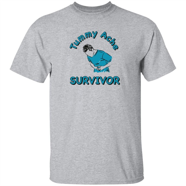 Shithead Steve Merch Tummy Ache Survivor Tee Shirt Shithead Steve Merch Tummy Ache Survivor Tee Shirt