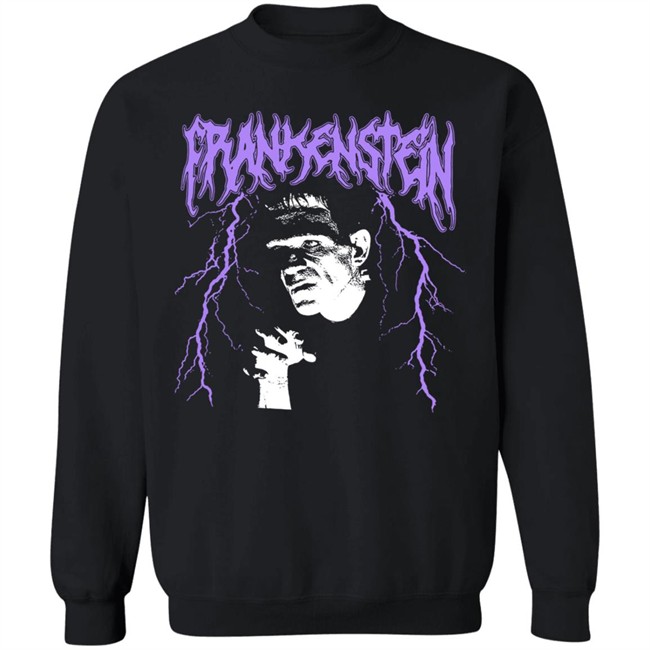 Universal Monsters Frankenstein Monster Metal T Shirt Universal Monsters Frankenstein Monster Metal T Shirt