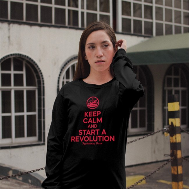 The Constitutionalist Donithedon Keep Calm And Start A Revolution Revolutionary Boston Shirt