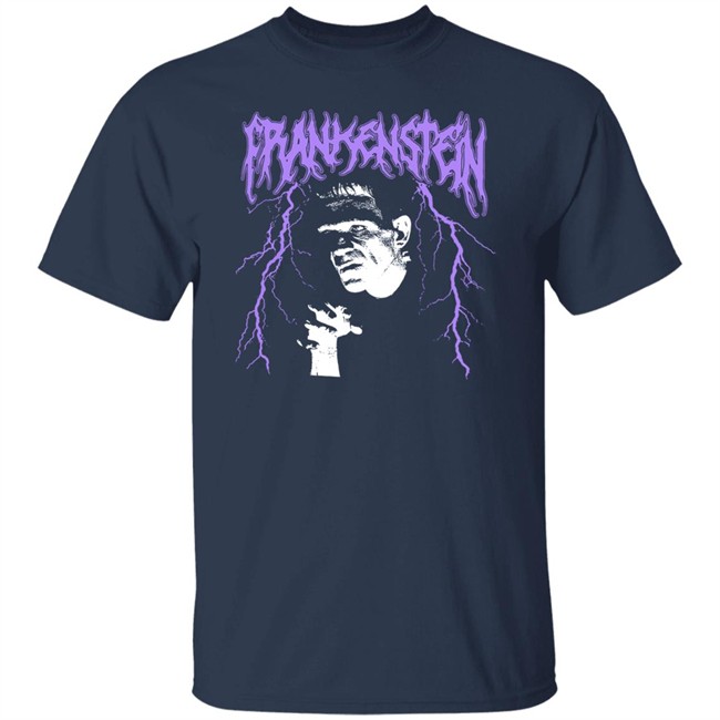 Universal Monsters Frankenstein Monster Metal T Shirt Universal Monsters Frankenstein Monster Metal T Shirt