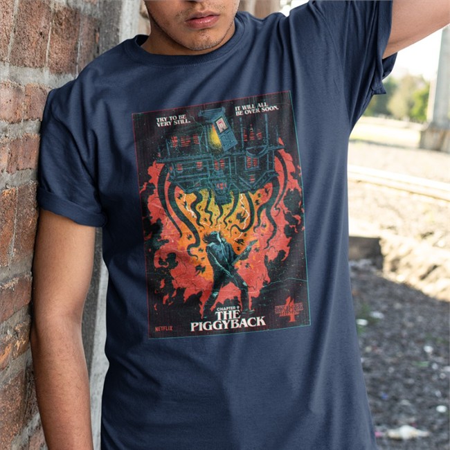 The Piggyback Try To Be Very Still It Will All Be Over Soon Tee Shirt