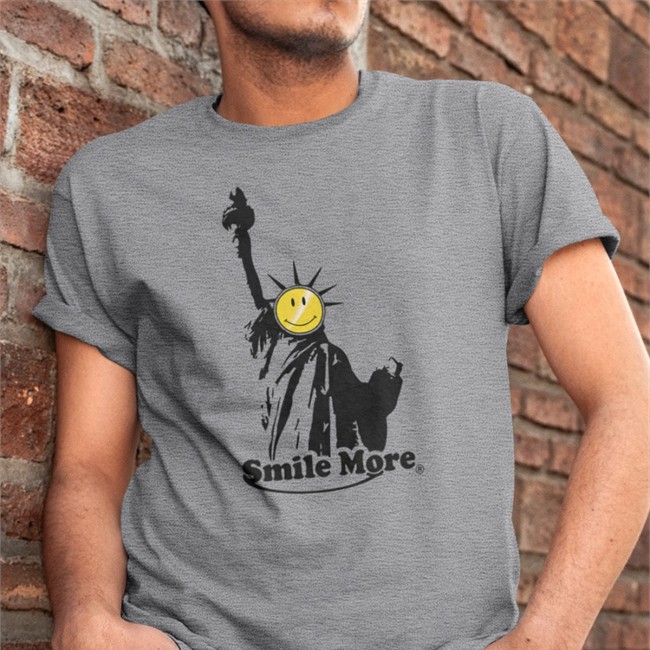 Roman Atwood Merch Smile More Liberty Long Sleeve T Shirt Roman Atwood Smile More Liberty Tee