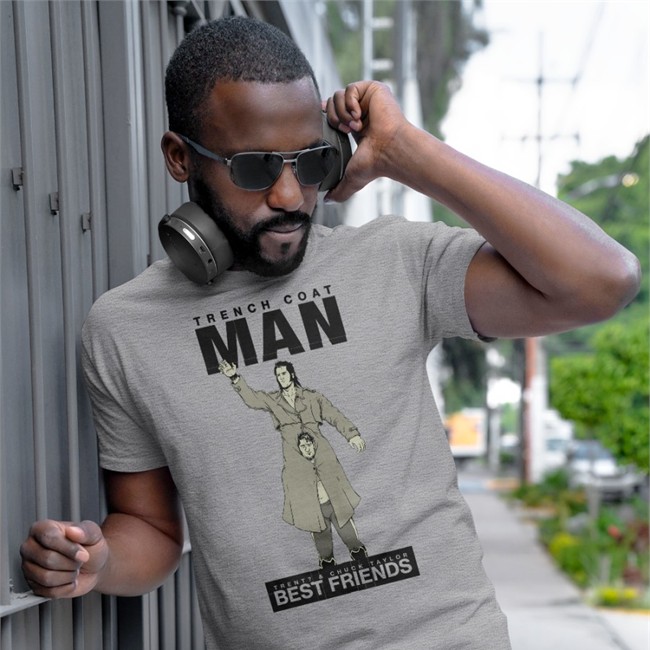 Trench Coat Man Trent Chuck Taylor Best Friends Hoodie