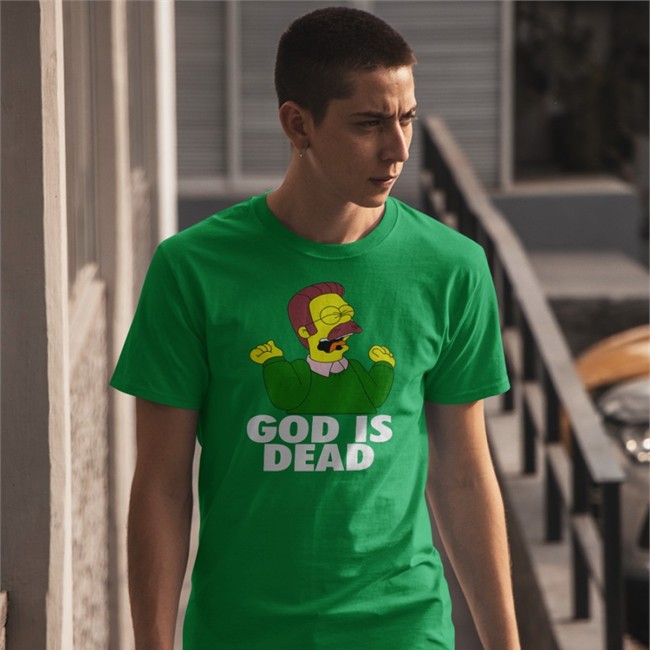 Shirts That Go Hard Ned Flanders God Is Dead Shirts The Simpsons The Simpsons Ned Flanders God Is Dead Shirt Shirts That Go Hard