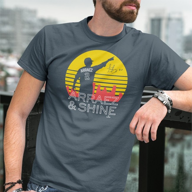 Bally Sports North Arraez & Shine T Shirt Luis Arraez Caleb Thielbar